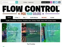 Tablet Screenshot of flow-control.sk